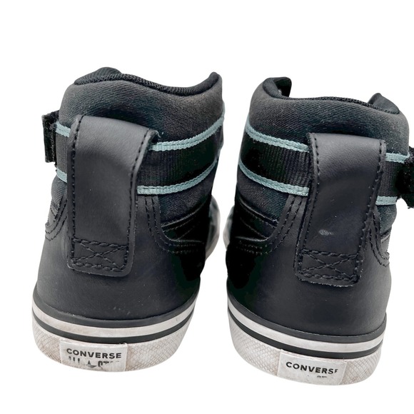 Converse Chuck Taylor All Star Pro Mid Top Shoes Black‎ Teal Chucks Unisex 6.5 - Picture 6 of 8